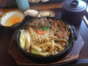牛すき焼き定食