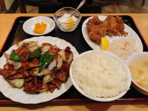 味噌レバー定食