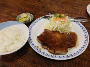 豚生姜焼き定食
