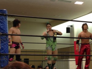 無差別級チャンピオン入江選手と石井選手・高尾選手