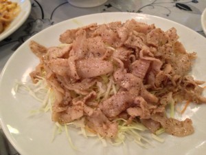 豚トロの黒胡椒炒め