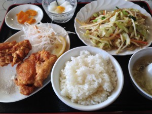 野菜炒め定食